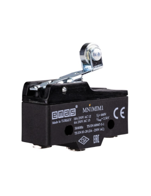 Emas MN1MIM1 Metal Kısa Kollu Makaralı 1CO MN1 Serisi Plastik Mini Switch - 1