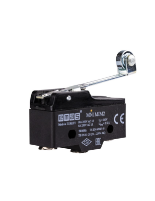 Emas MN1MIM2 Metal Uzun Kollu Makaralı 1CO MN1 Serisi Plastik Mini Switch - 1