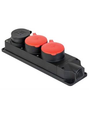 Mete Enerji 401051 3X25A 2 Ad. / 1X16A 1 Ad. Üçlü Grup Priz 220-415 V - 1