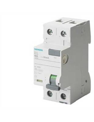 Siemens 5SV3316-6 A Tipi Monofaze Kaçak Akım Rölesi 30mA 63A 230V 1 Faz+N - 1